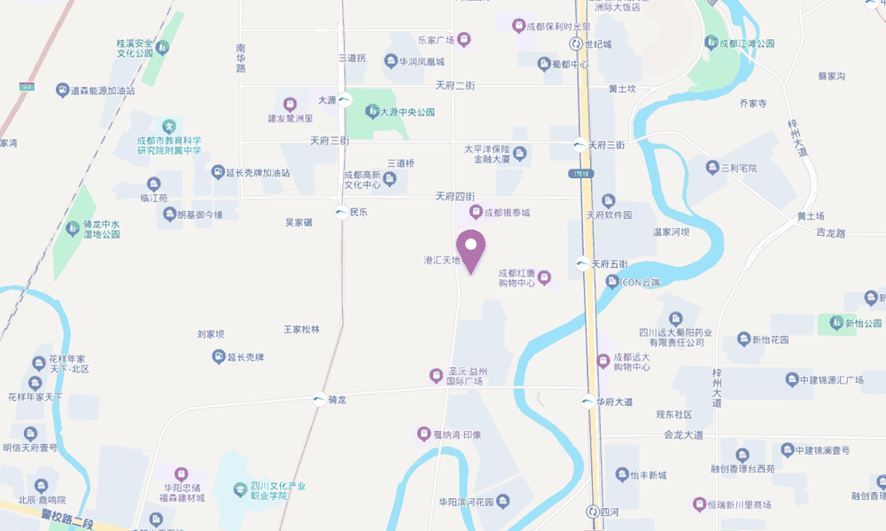 紫光芯云中心位置地图